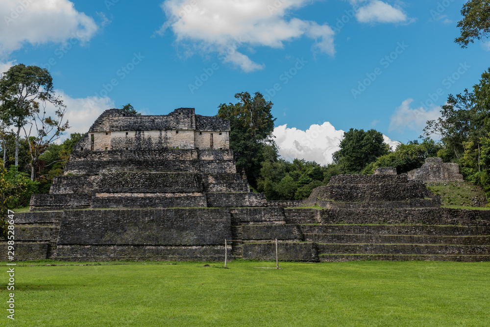 Myan ruins at Caracol, Belize