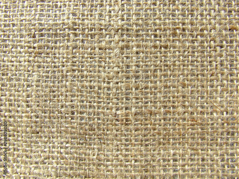 Rough linen canva close up canvas texture