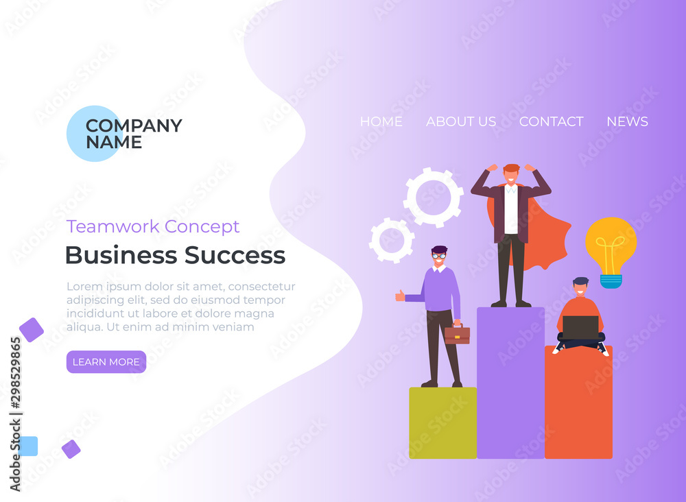 business success banner