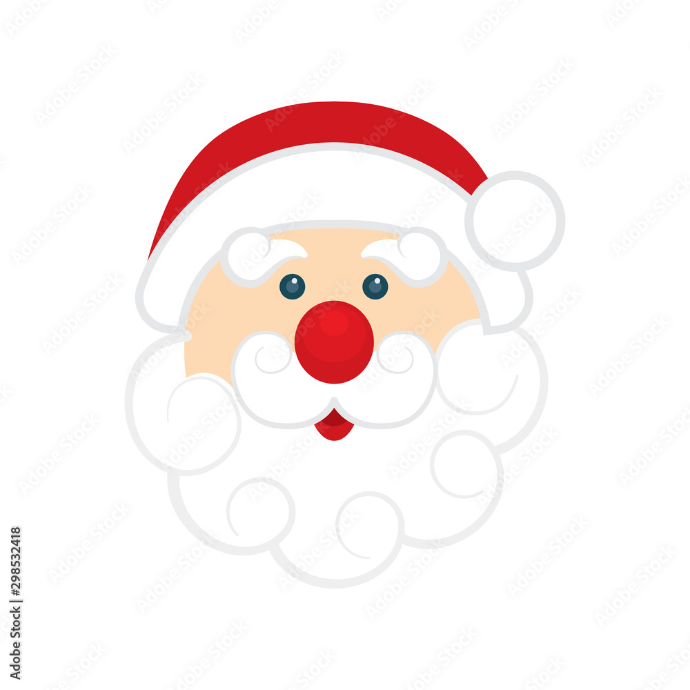 Santa Claus. Santa Claus vector illustration. Christmas Santa Claus cartoon character icon. Part of set. Santa Claus. Santa Claus vector illustration. Christmas Santa Claus cartoon character icon. Part of set.