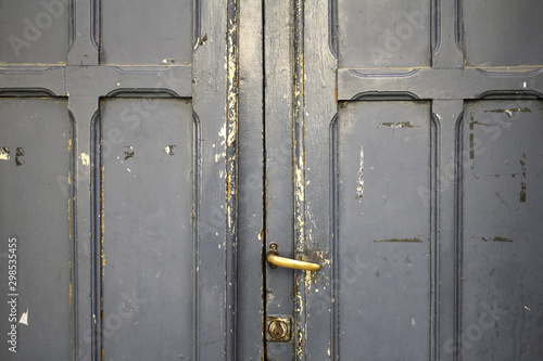 Wooden door lock © celiafoto