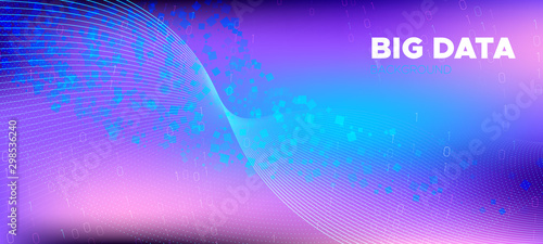 Data Numbers. Pink Technolo...