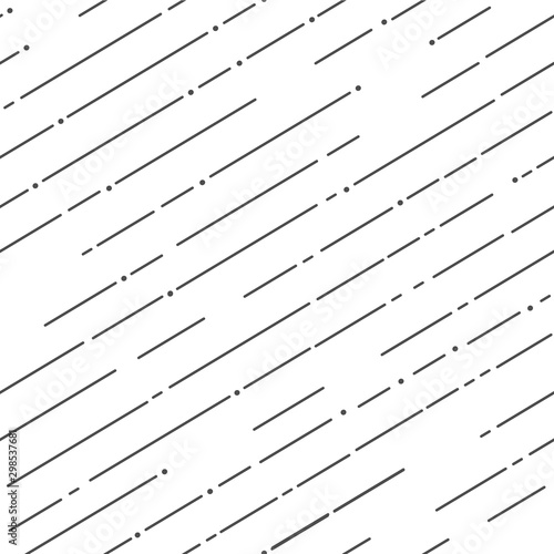 Seamless endless parallel diagonal overlapping pattern on white