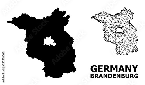 Solid and Mesh Map of Brandenburg State