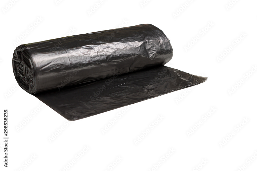 roll of plastic garbage bags, sorting and recycling of household waste, biodegradable plastic bags roll of plastic garbage bags, sorting and recycling of household waste, biodegradable plastic bags