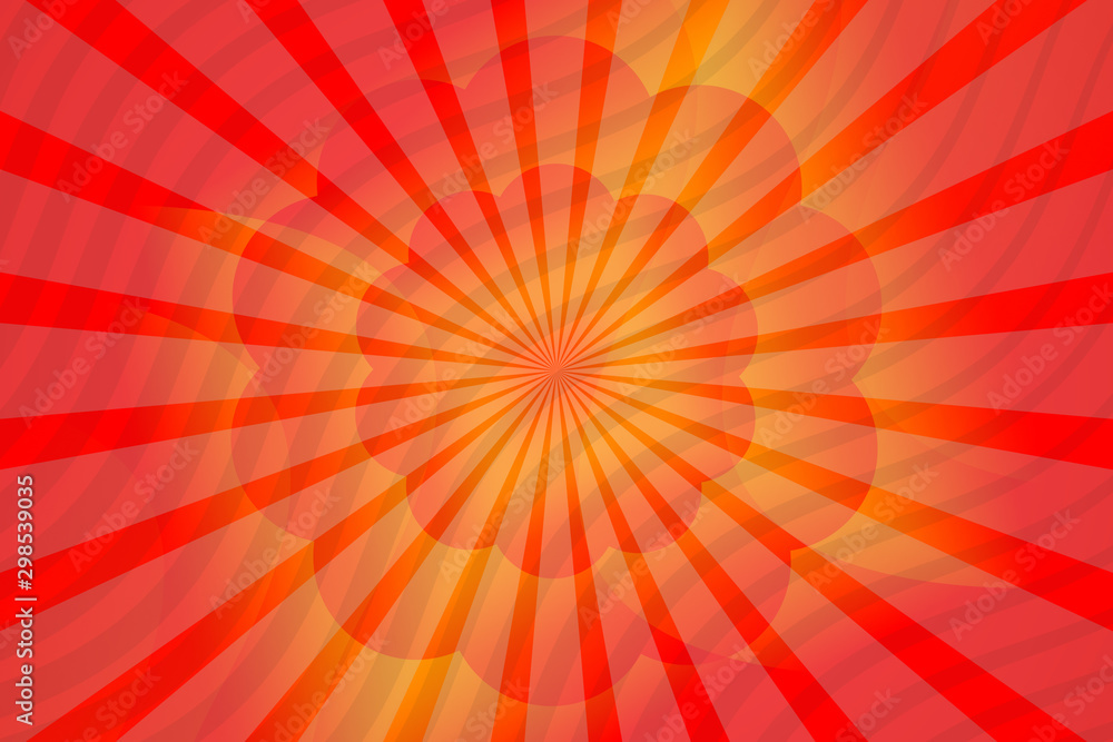 Fototapeta premium abstract, orange, yellow, wallpaper, design, illustration, light, red, color, wave, graphic, backdrop, art, pattern, texture, lines, line, decoration, backgrounds, colorful, waves, digital, sun, glow