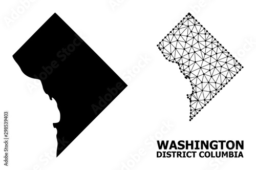 Solid and Network Map of District Columbia