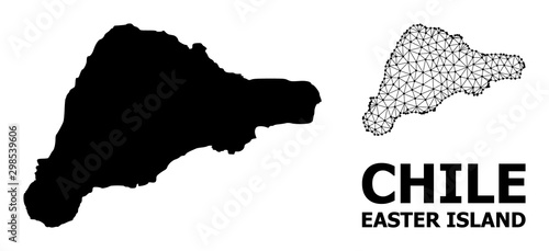 Solid and Carcass Map of Easter Island
