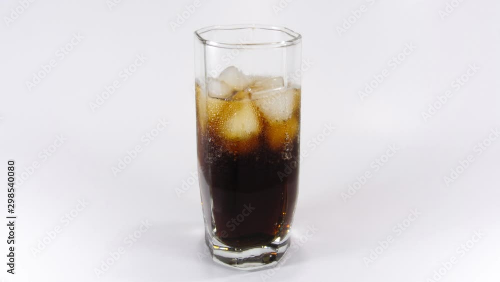 Ice melts in a glass Ice melts in a glass