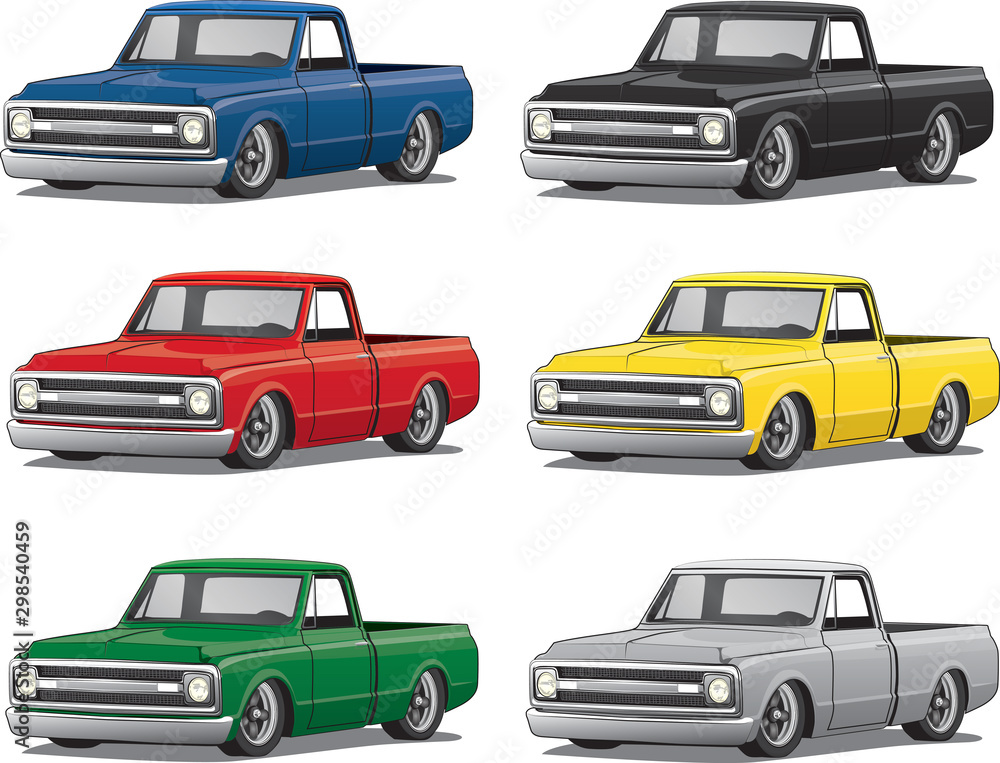 Classic Pick Up Truck in multiple colors Classic Pick Up Truck in multiple colors