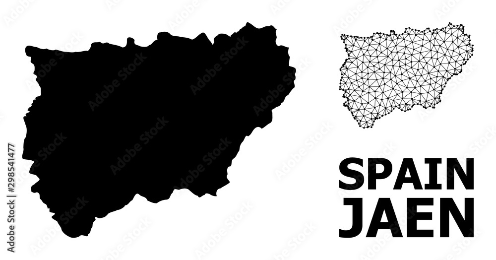 Solid and Carcass Map of Jaen Spanish Province