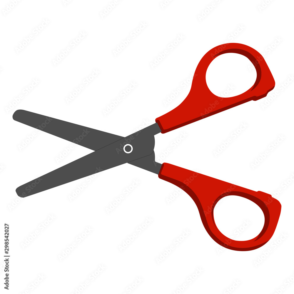 Scissors realistic vector illustration isolated Scissors realistic vector illustration isolated