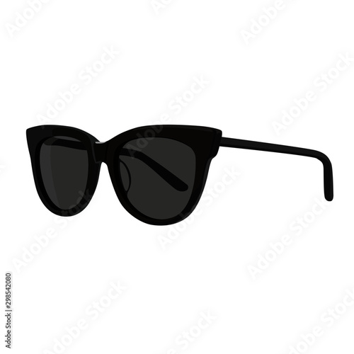 woman sunglasses realistic vector illustration isolated