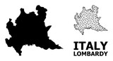Solid and Network Map of Lombardy Region