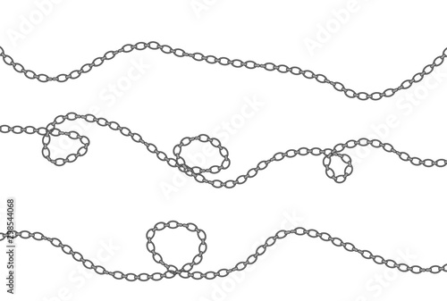 Platinum chain necklace