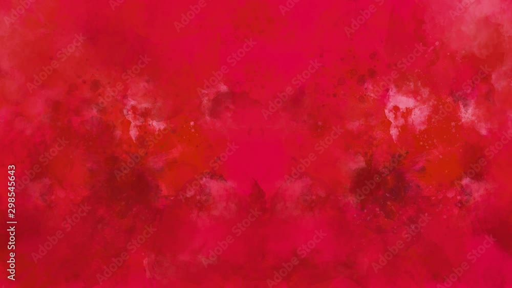 Red watercolor background appears on the alpha channel. Red watercolor background appears on the alpha channel.