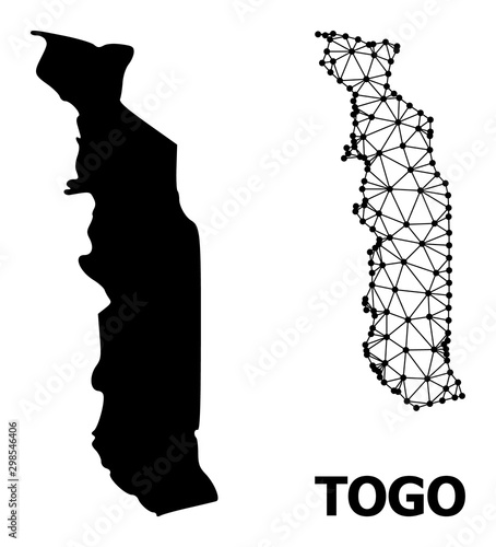 Solid and Network Map of Togo