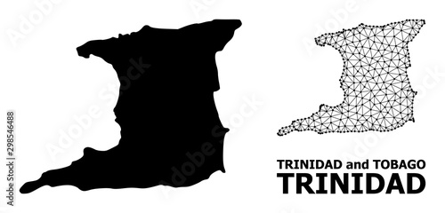 Solid and Carcass Map of Trinidad Island