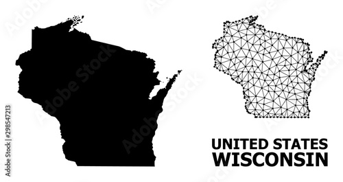 Solid and Carcass Map of Wisconsin State