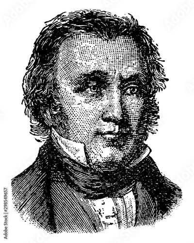 Thomas Macauley, vintage illustration