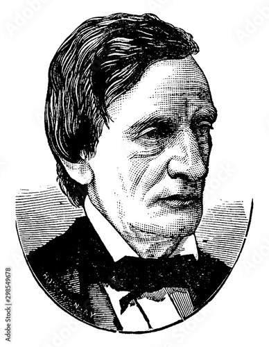 William M. Evarts, vintage illustration