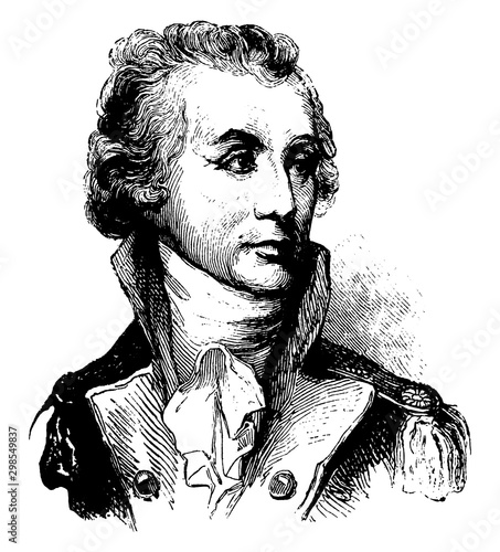Thomas Sumter, vintage illustration