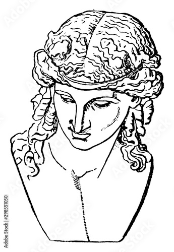 Dionysus vintage illustration.