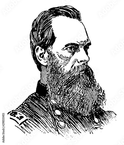 General Geary, vintage illustration