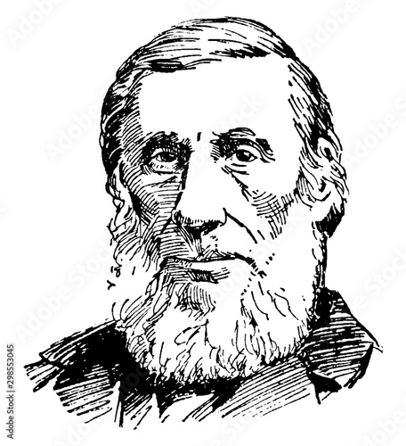 John Tyndall, vintage illustration