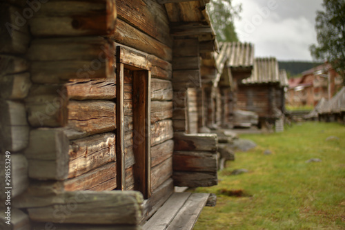 Obraz na plátně Lappstan in Arvidsjaur, a historic Sami church town in Sweden