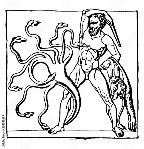 Hercules vintage illustration.