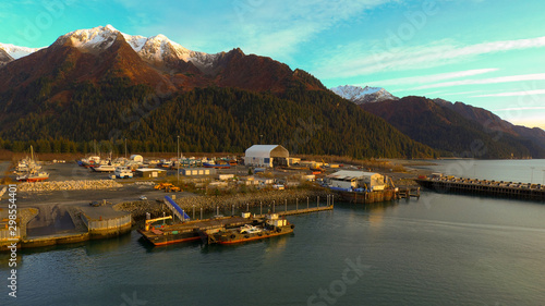 Views of the maritime industry in Seward, Alaska 