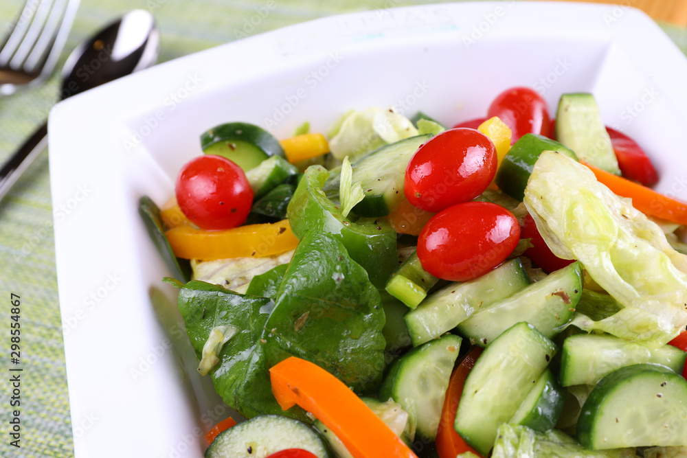 vegetable salad with cheese vegetable salad with cheese