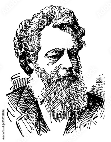 William Morris, vintage illustration