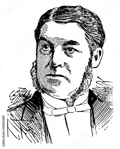 Sir C. Tupper, vintage illustration