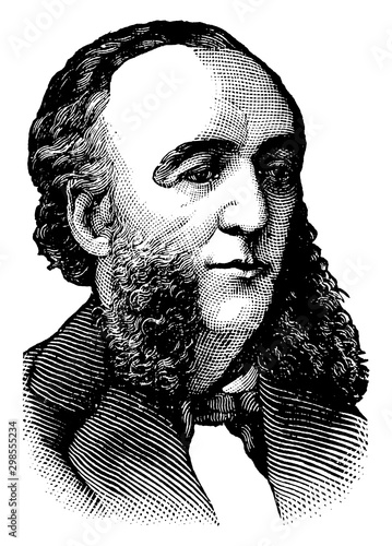 Jules Ferry, vintage illustration photo