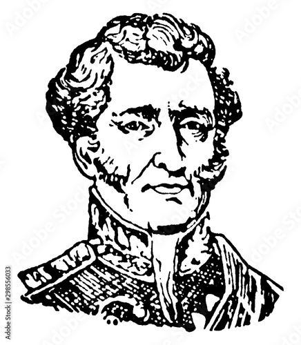 Author Wellesley Wellington, Duke of Wellington, vintage illustration