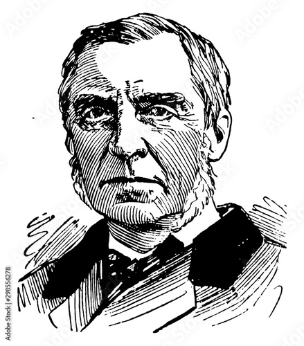 James A. Froude, vintage illustration