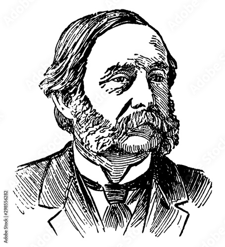 Thomas W. Higginson, vintage illustration