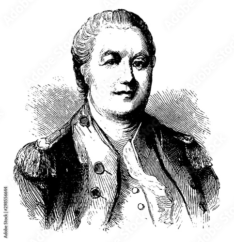 William Smallwood, vintage illustration photo