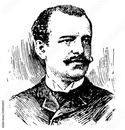 Jean De Reszke, vintage illustration