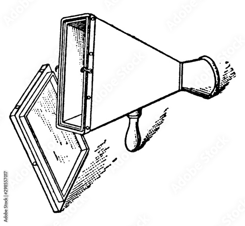Flouroscope vintage illustration.