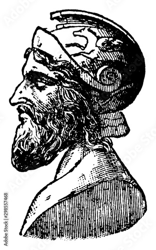 Miltiades, vintage illustration