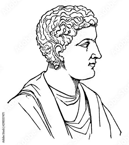 Horace, vintage illustration