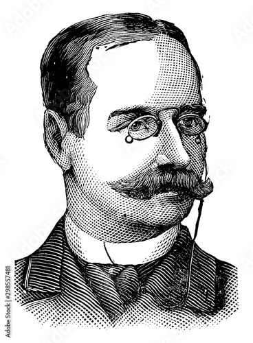 William Collins Whitney, vintage illustration