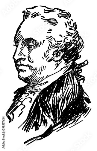 General Anthony Wayne, vintage illustration