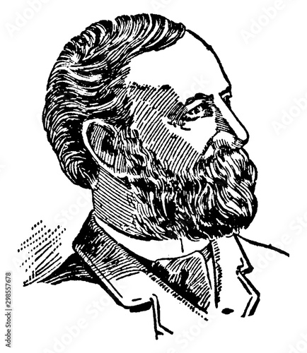 William Vilas, vintage illustration