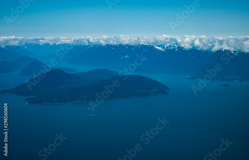 Aerial view of Vancouver Bay