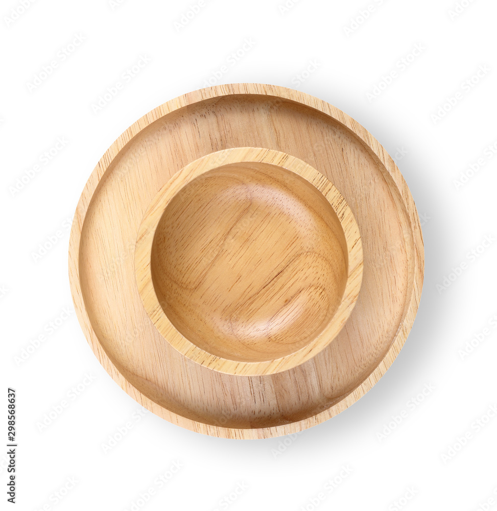 wood plate on white background. wood plate on white background.