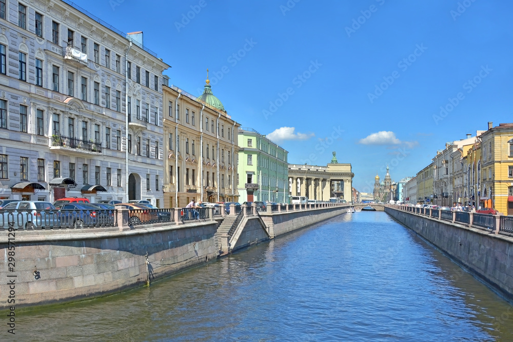 Russia. Petersburg. Griboyedov canal